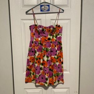 Bustier floral dress / sun dress